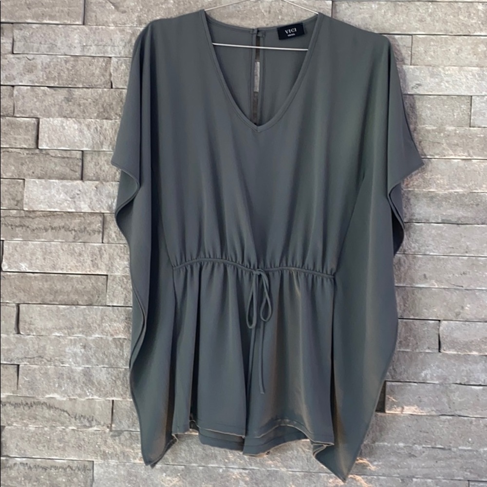 Vici Olive Green Romper - image 4